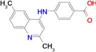 4-[(2,6-dimethylquinolin-4-yl)amino]benzoic acid