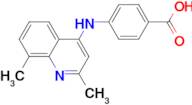 4-[(2,8-dimethylquinolin-4-yl)amino]benzoic acid