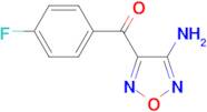 (4-amino-1,2,5-oxadiazol-3-yl)(4-fluorophenyl)methanone