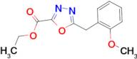 ethyl 5-(2-methoxybenzyl)-1,3,4-oxadiazole-2-carboxylate