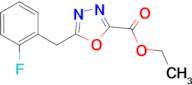 ethyl 5-(2-fluorobenzyl)-1,3,4-oxadiazole-2-carboxylate