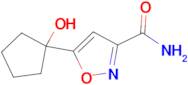 5-(1-hydroxycyclopentyl)isoxazole-3-carboxamide