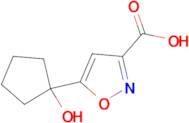 5-(1-hydroxycyclopentyl)isoxazole-3-carboxylic acid