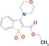 ethyl 3-morpholin-4-yl-1-benzothiophene-2-carboxylate 1,1-dioxide