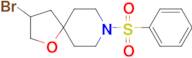 3-bromo-8-(phenylsulfonyl)-1-oxa-8-azaspiro[4.5]decane