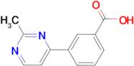 3-(2-methylpyrimidin-4-yl)benzoic acid