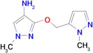 1-methyl-3-[(1-methyl-1H-pyrazol-5-yl)methoxy]-1H-pyrazol-4-amine