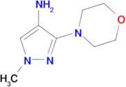 1-methyl-3-morpholin-4-yl-1H-pyrazol-4-amine