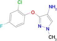 3-(2-chloro-4-fluorophenoxy)-1-methyl-1H-pyrazol-4-amine