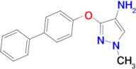 3-(biphenyl-4-yloxy)-1-methyl-1H-pyrazol-4-amine