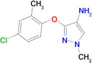 3-(4-chloro-2-methylphenoxy)-1-methyl-1H-pyrazol-4-amine