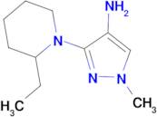 3-(2-ethylpiperidin-1-yl)-1-methyl-1H-pyrazol-4-amine