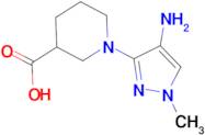 1-(4-amino-1-methyl-1H-pyrazol-3-yl)piperidine-3-carboxylic acid