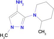 1-methyl-3-(2-methylpiperidin-1-yl)-1H-pyrazol-4-amine