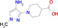 1-(4-amino-1-methyl-1H-pyrazol-3-yl)piperidine-4-carboxylic acid