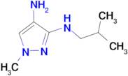 N~3~-isobutyl-1-methyl-1H-pyrazole-3,4-diamine