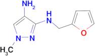 N~3~-(2-furylmethyl)-1-methyl-1H-pyrazole-3,4-diamine