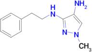 1-methyl-N~3~-(2-phenylethyl)-1H-pyrazole-3,4-diamine