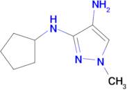 N~3~-cyclopentyl-1-methyl-1H-pyrazole-3,4-diamine