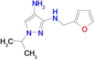 N~3~-(2-furylmethyl)-1-isopropyl-1H-pyrazole-3,4-diamine