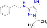 1-isopropyl-N~3~-(2-phenylethyl)-1H-pyrazole-3,4-diamine