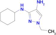 N~3~-cyclohexyl-1-ethyl-1H-pyrazole-3,4-diamine