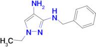 N~3~-benzyl-1-ethyl-1H-pyrazole-3,4-diamine