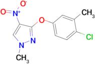 3-(4-chloro-3-methylphenoxy)-1-methyl-4-nitro-1H-pyrazole