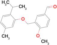 3-[(2-isopropyl-5-methylphenoxy)methyl]-4-methoxybenzaldehyde