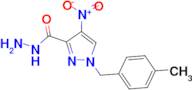1-(4-methylbenzyl)-4-nitro-1H-pyrazole-3-carbohydrazide