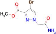 methyl 1-(2-amino-2-oxoethyl)-4-bromo-1H-pyrazole-3-carboxylate