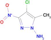 4-chloro-5-methyl-3-nitro-1H-pyrazol-1-amine