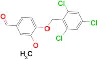 3-methoxy-4-[(2,4,6-trichlorobenzyl)oxy]benzaldehyde