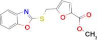 methyl 5-[(1,3-benzoxazol-2-ylthio)methyl]-2-furoate