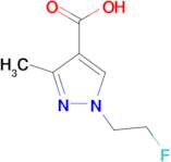 1-(2-fluoroethyl)-3-methyl-1H-pyrazole-4-carboxylic acid