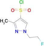 1-(2-fluoroethyl)-3-methyl-1H-pyrazole-4-sulfonyl chloride