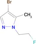 4-bromo-1-(2-fluoroethyl)-5-methyl-1H-pyrazole