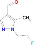 1-(2-fluoroethyl)-5-methyl-1H-pyrazole-4-carbaldehyde