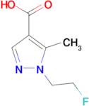 1-(2-fluoroethyl)-5-methyl-1H-pyrazole-4-carboxylic acid