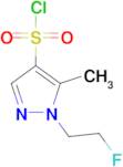 1-(2-fluoroethyl)-5-methyl-1H-pyrazole-4-sulfonyl chloride