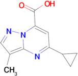 5-cyclopropyl-3-methylpyrazolo[1,5-a]pyrimidine-7-carboxylic acid