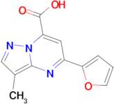 5-(2-furyl)-3-methylpyrazolo[1,5-a]pyrimidine-7-carboxylic acid