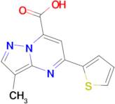 3-methyl-5-(2-thienyl)pyrazolo[1,5-a]pyrimidine-7-carboxylic acid