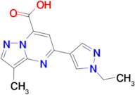 5-(1-ethyl-1H-pyrazol-4-yl)-3-methylpyrazolo[1,5-a]pyrimidine-7-carboxylic acid