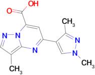 5-(1,3-dimethyl-1H-pyrazol-4-yl)-3-methylpyrazolo[1,5-a]pyrimidine-7-carboxylic acid