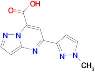 5-(1-methyl-1H-pyrazol-3-yl)pyrazolo[1,5-a]pyrimidine-7-carboxylic acid