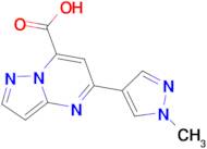 5-(1-methyl-1H-pyrazol-4-yl)pyrazolo[1,5-a]pyrimidine-7-carboxylic acid