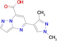 5-(1,3-dimethyl-1H-pyrazol-4-yl)pyrazolo[1,5-a]pyrimidine-7-carboxylic acid