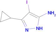 3-cyclopropyl-4-iodo-1H-pyrazol-5-amine