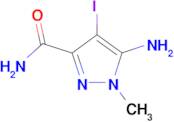 5-amino-4-iodo-1-methyl-1H-pyrazole-3-carboxamide